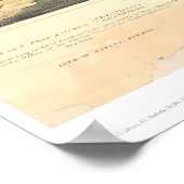 Sacramento während der Flut von 1850 (1586A) Poster (Ecke)