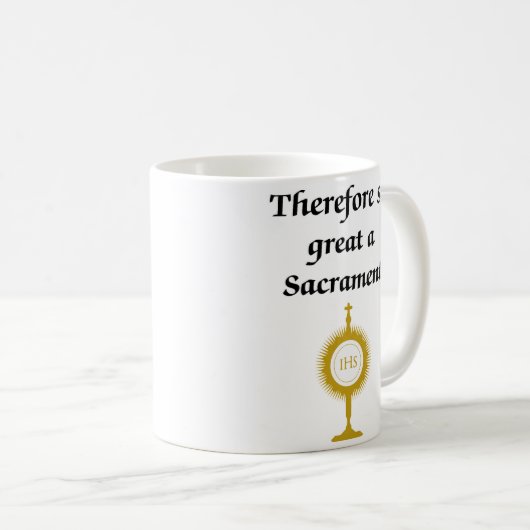Sacramentum-Tasse Kaffeetasse (VorderseiteRechts)