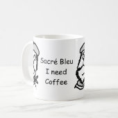 Sacre Blau Kaffeetasse (Vorderseite Links)