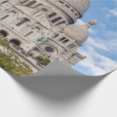 Sacre Coeur auf dem Montmartre-Hügel - Paris, Fran Geschenkpapier (Ecke)