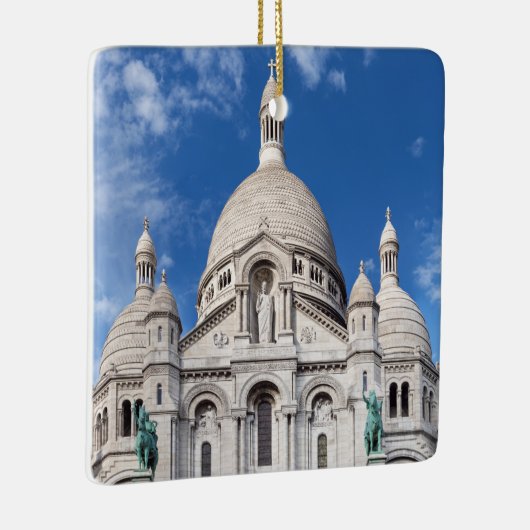 Sacre Coeur auf dem Montmartre-Hügel - Paris, Fran Keramikornament (Rechts)