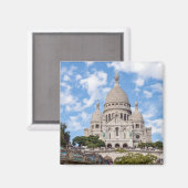 Sacre Coeur auf dem Montmartre-Hügel - Paris, Fran Magnet (Vorderseite/Rückseite)