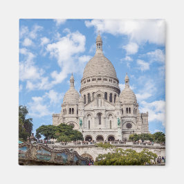 Sacre Coeur auf dem Montmartre-Hügel - Paris, Fran Magnet