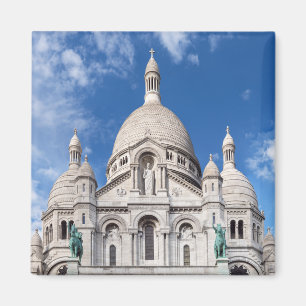 Sacre Coeur auf dem Montmartre-Hügel - Paris, Fran Magnet