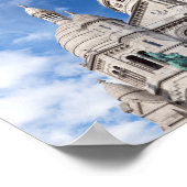 Sacre Coeur auf dem Montmartre-Hügel - Paris, Fran Poster (Ecke)