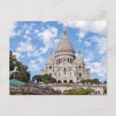 Sacre Coeur auf dem Montmartre-Hügel - Paris, Fran Postkarte (Vorderseite)