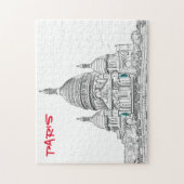 Sacre Coeur Basilica auf dem Montmartre, Paris Puzzle (Vertikal)