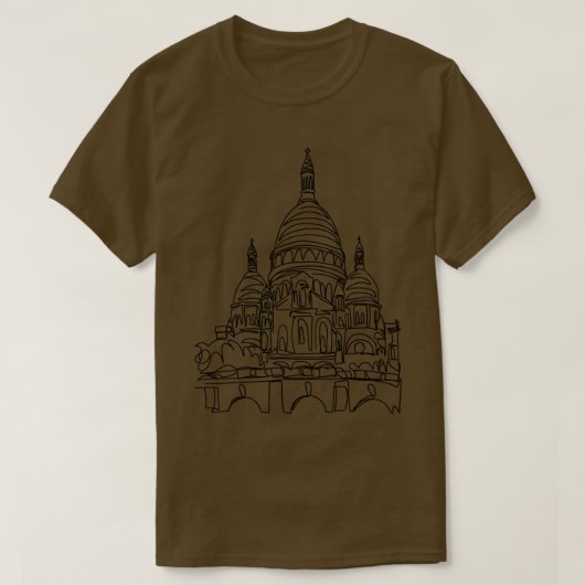 Sacre Coeur Basilica T-Shirt (Design vorne)