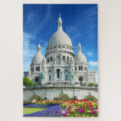 Sacre-Coeur Basilika Sommersonne Frankreich Puzzle (Vertikal)