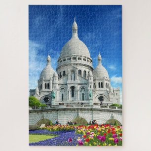 Sacre-Coeur Basilika Sommersonne Frankreich Puzzle