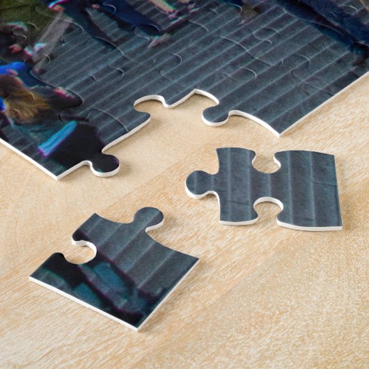 Sacre Coeur Basilique in Montmartre, Paris, Frankr Puzzle (Seite)