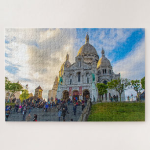 Sacre Coeur Basilique in Montmartre, Paris, Frankr Puzzle