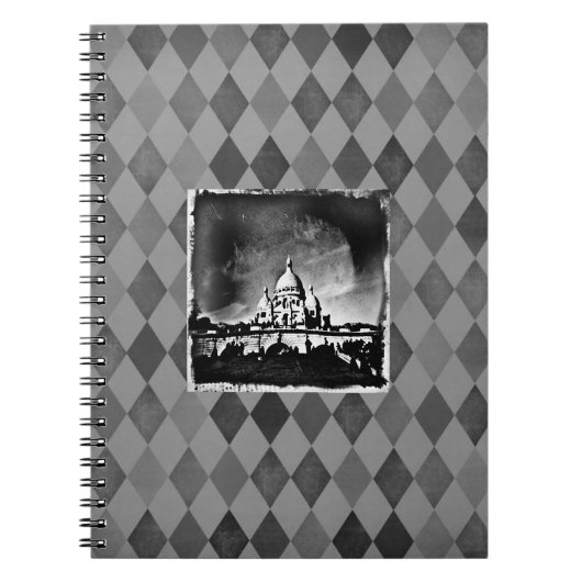 Sacre Coeur BW Notizblock (Vorderseite)