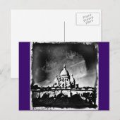 Sacre Coeur BW Postkarte (Vorne/Hinten)