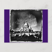 Sacre Coeur BW Postkarte (Vorderseite)