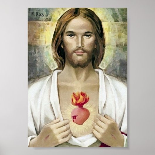 Sacré-Coeur de Jésus. Poster (Vorne)