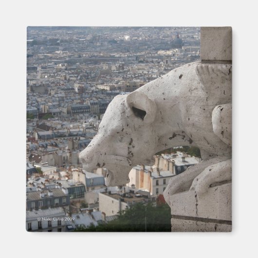 Sacre Coeur Gargoyle 2 Magnet (Vorne)
