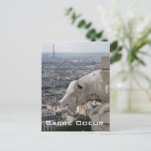 Sacre Coeur Gargoyle 2 Postkarte (Stehend Vorderseite)