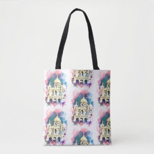 Sacré-Cœur Montmartre Canvas Paris Einkaufstasche Tasche