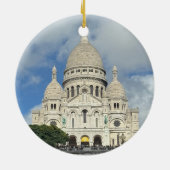 Sacre Coeur, Montmartre, Paris, France Keramik Ornament (Hinten)