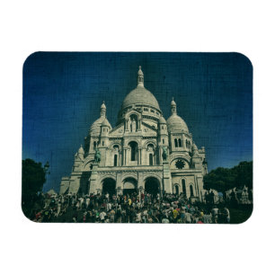 Sacré-Coeur Montmartre Paris Frankreich Architektu Magnet