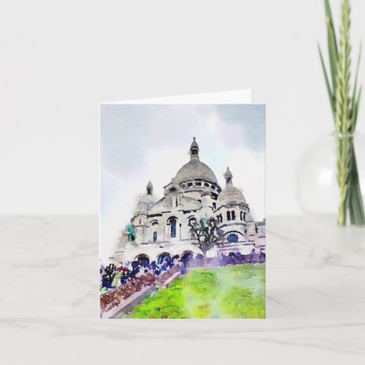 Sacre Coeur Note Card (Vorderseite)
