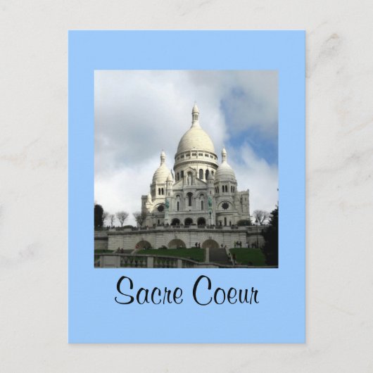 Sacre Coeur Postkarte (Vorderseite)