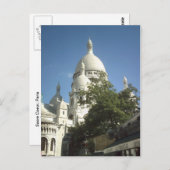 Sacre Coeur Postkarte (Vorne/Hinten)