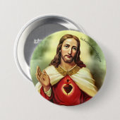 sacre couer Abzeichen Knopf Button (Vorne & Hinten)