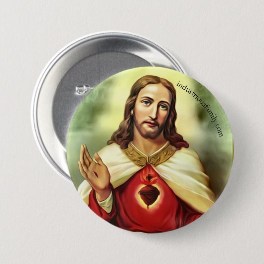 sacre couer badge button (Vorne & Hinten)