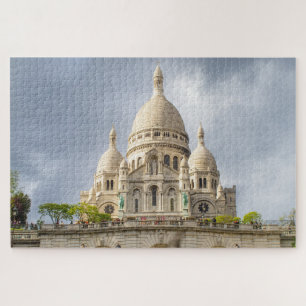 Sacre Couer Basilique in Montmartre, Paris, Frankr Puzzle