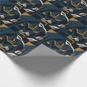 Sacre Thoth göttliches Wisdom-Papier Geschenkpapier (Ecke)