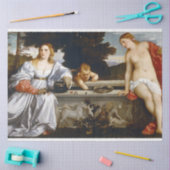 Sacred and Profane Liebe, Tiziano Vecelli, 1515 Seidenpapier (Basteln)