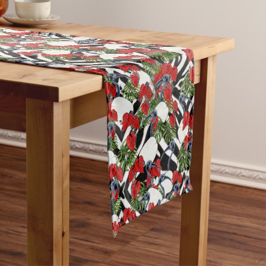 Sacred Anthurium Table Runner Mittelgroßer Tischläufer (Beispiel)
