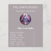 Sacred Axis | Third Eye Design Flyer (Vorne)