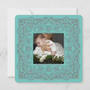 Sacred Baby Baptisc Danke, Flachkarte   Custom Dankeskarte