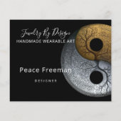 Sacred Balance | Yin Yang Symbol Flyer (Hinten)
