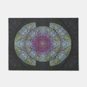 Sacred Bloom Mandala Fußmatte (Vorderseite)