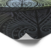 Sacred Bloom Mandala Poster (Ecke)