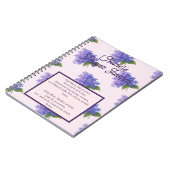 Sacred Blooms Lilac - Hail Mary Journal Notizblock (Linke Seite)