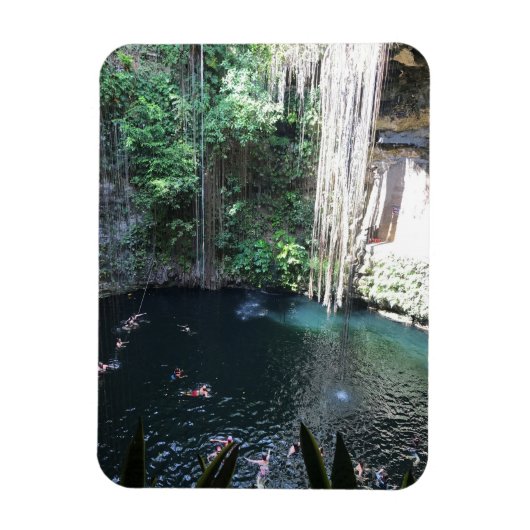 Sacred Blue Cenote, Ik Kil, Mexiko, 2. Foto Magnet (Vertikal)