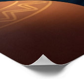 Sacred Blue Traditionelle Damodara Bala Krishna Poster (Ecke)