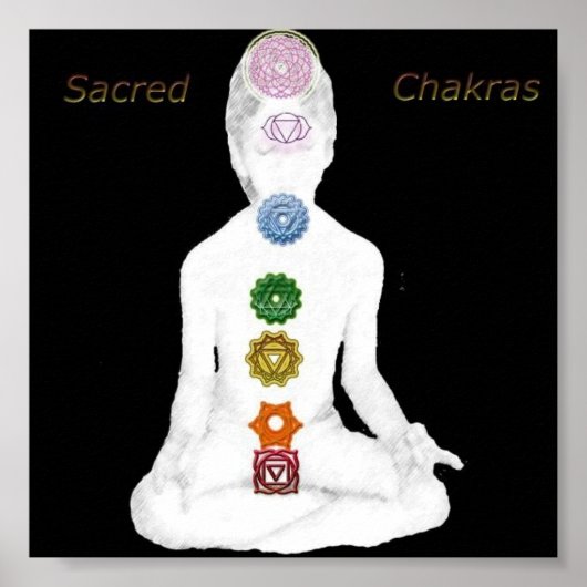 Sacred Chakras Poster (Vorne)