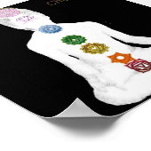 Sacred Chakras Poster (Ecke)