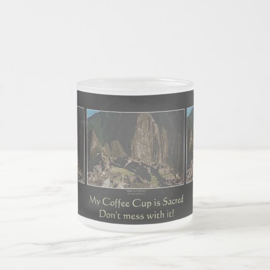 "Sacred Coffee Cup" Machu Picchu Incan Spaß Tasse (Mittel)
