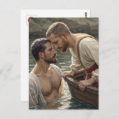 Sacred Connection: A Baptism of Love Postkarte (Vorne/Hinten)
