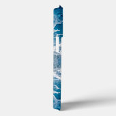 Sacred Cosmic Flow - Blue Silver Symmetrie Case-Mate iPhone Hülle (Rückseite / Rechts)