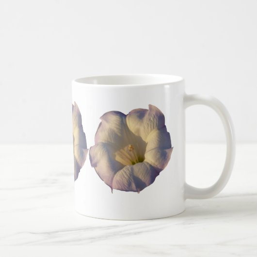 Sacred Datura Blume Wüste Wildblume Kaffeetasse (Rechts)