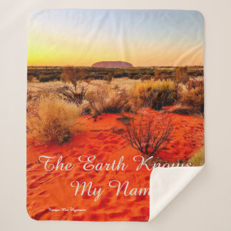 Sacred Dessert Comfort Sherpa Blanket Sherpadecke