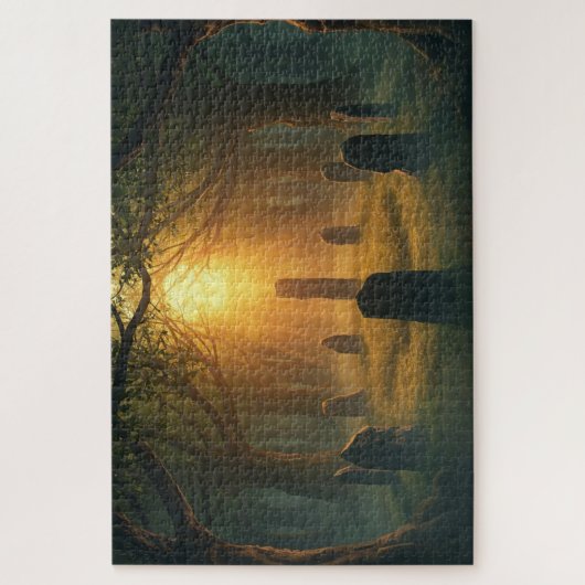 Sacred Druid Circle Jigsaw Puzzle (Vertikal)
